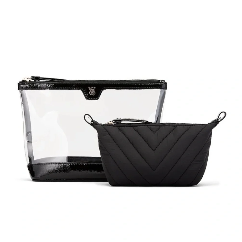VICTORIAS SECRET 2 PIECE MAKEUP BAG